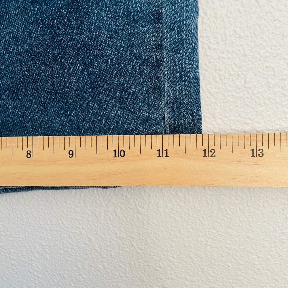 NWT Fashion Nova Sweet Love Straight Leg Jeans TALL Wide Leg Medium Wash Size 16 - Picture 11 of 12